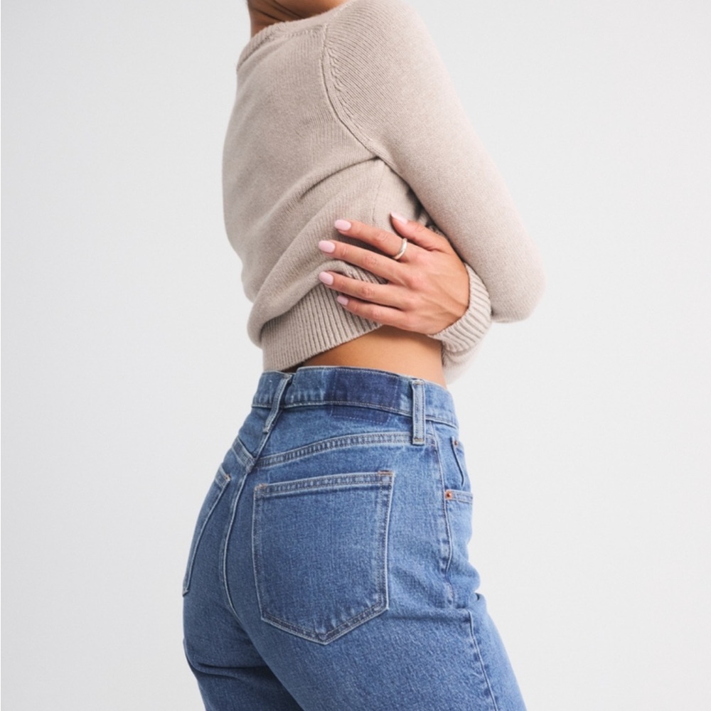 Abercrombie & Fitch Curve Love High Rise 90s straight jeans - Picture 5 of 8